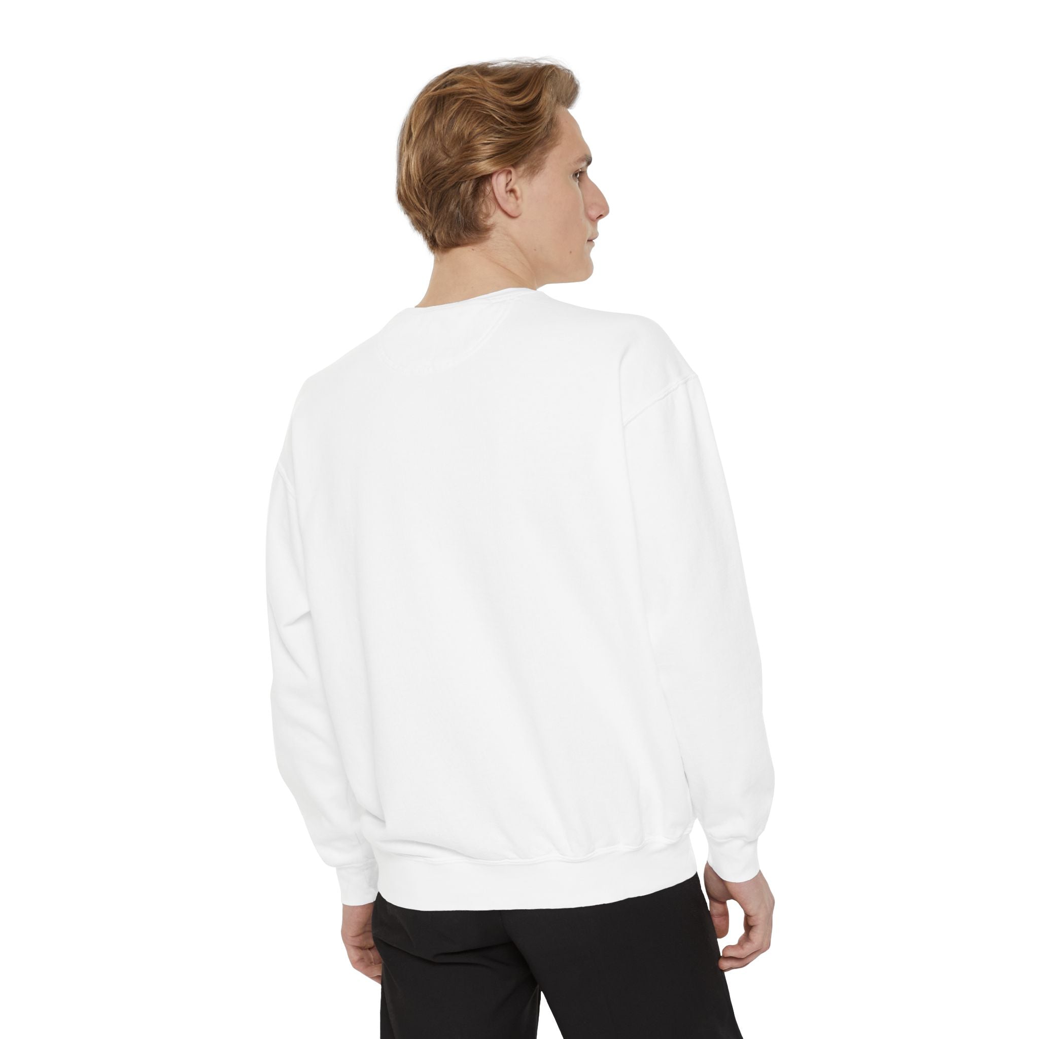 Cute Bunny Heart Sweatshirt - Unisex Garment-Dyed Pullover for Spring Celebrations