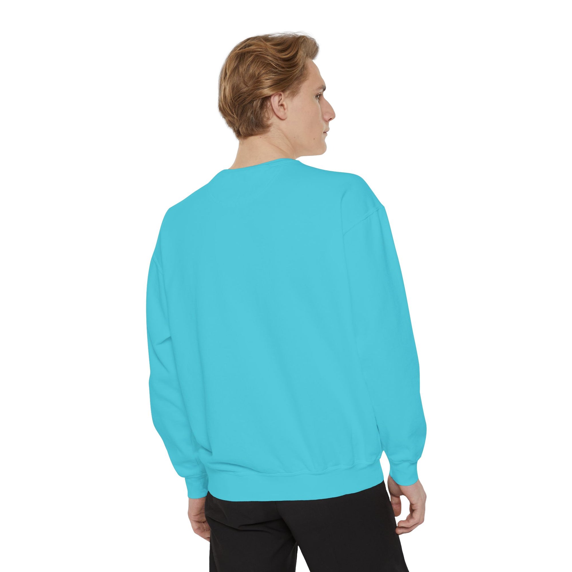 Cute Bunny Heart Sweatshirt - Unisex Garment-Dyed Pullover for Spring Celebrations