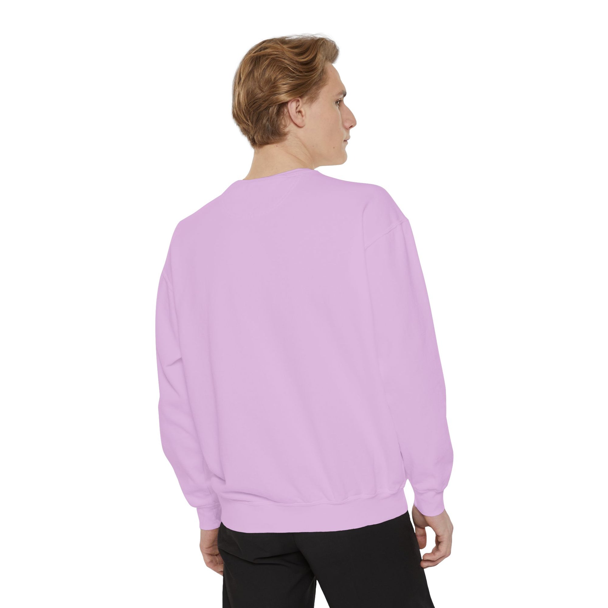 Cute Bunny Heart Sweatshirt - Unisex Garment-Dyed Pullover for Spring Celebrations