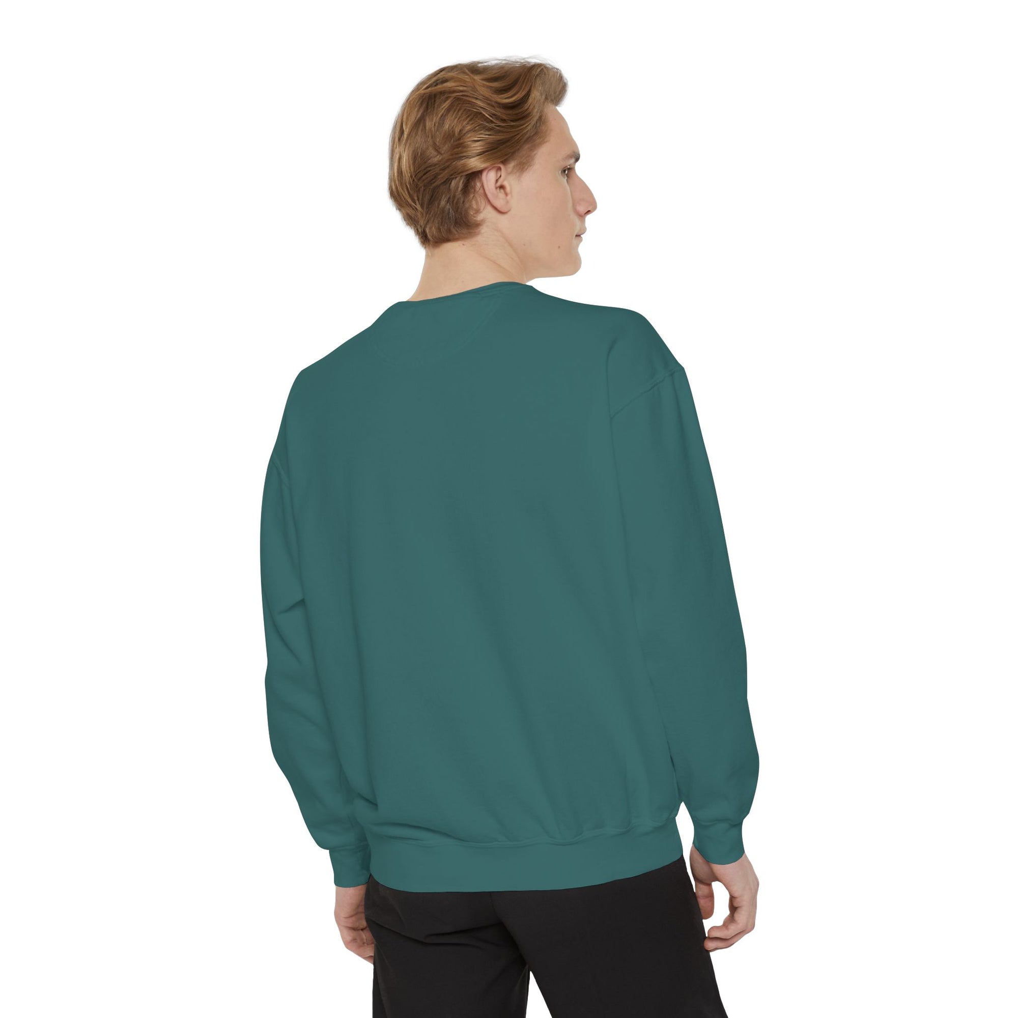 Cute Bunny Heart Sweatshirt - Unisex Garment-Dyed Pullover for Spring Celebrations