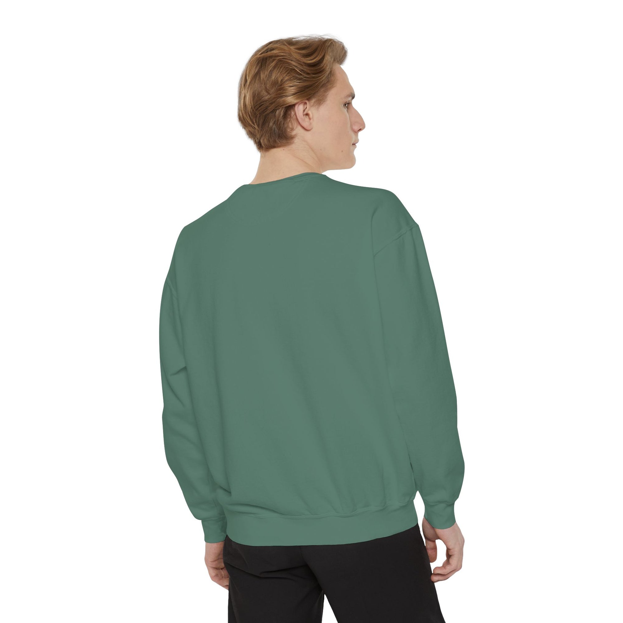 Cute Bunny Heart Sweatshirt - Unisex Garment-Dyed Pullover for Spring Celebrations