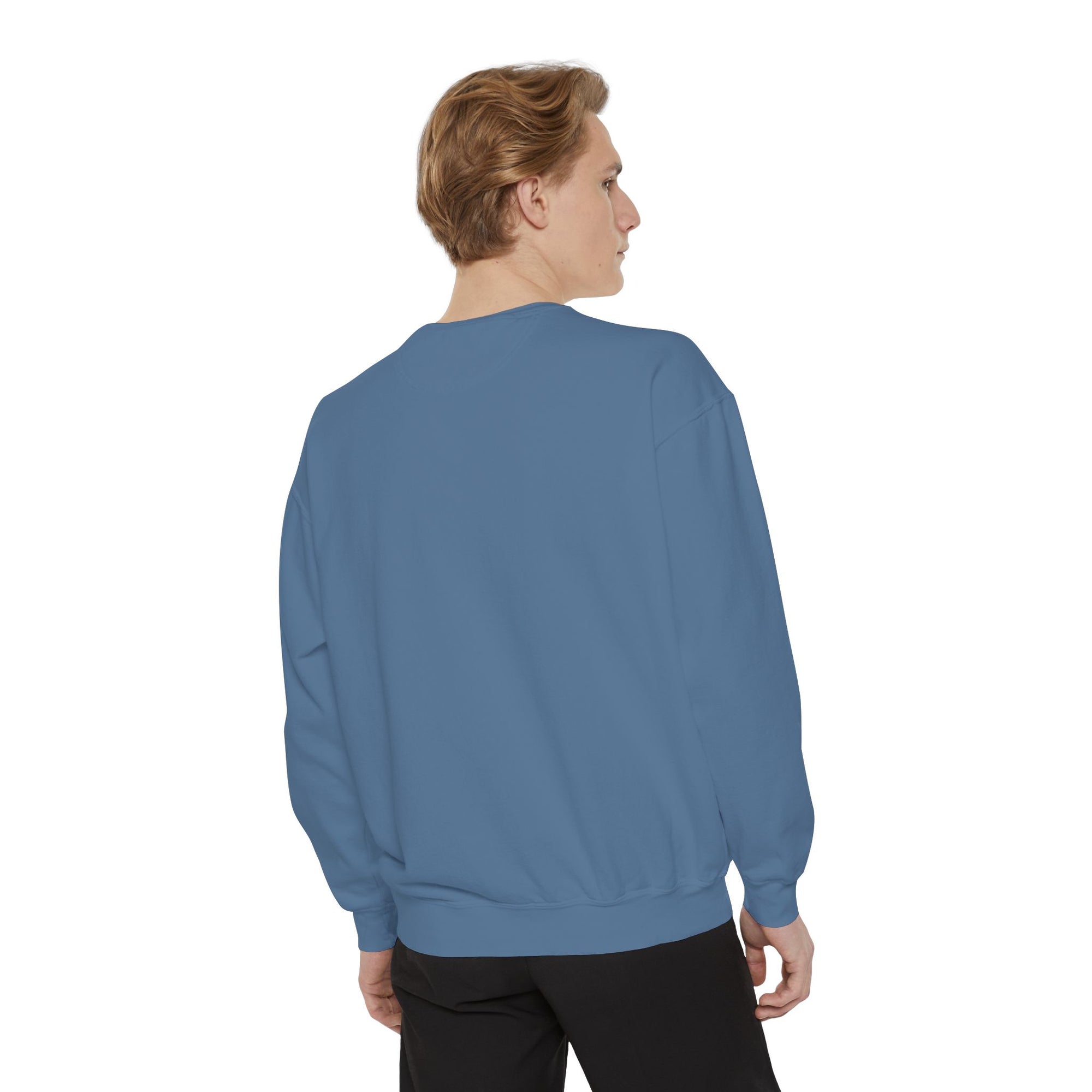 Cute Bunny Heart Sweatshirt - Unisex Garment-Dyed Pullover for Spring Celebrations