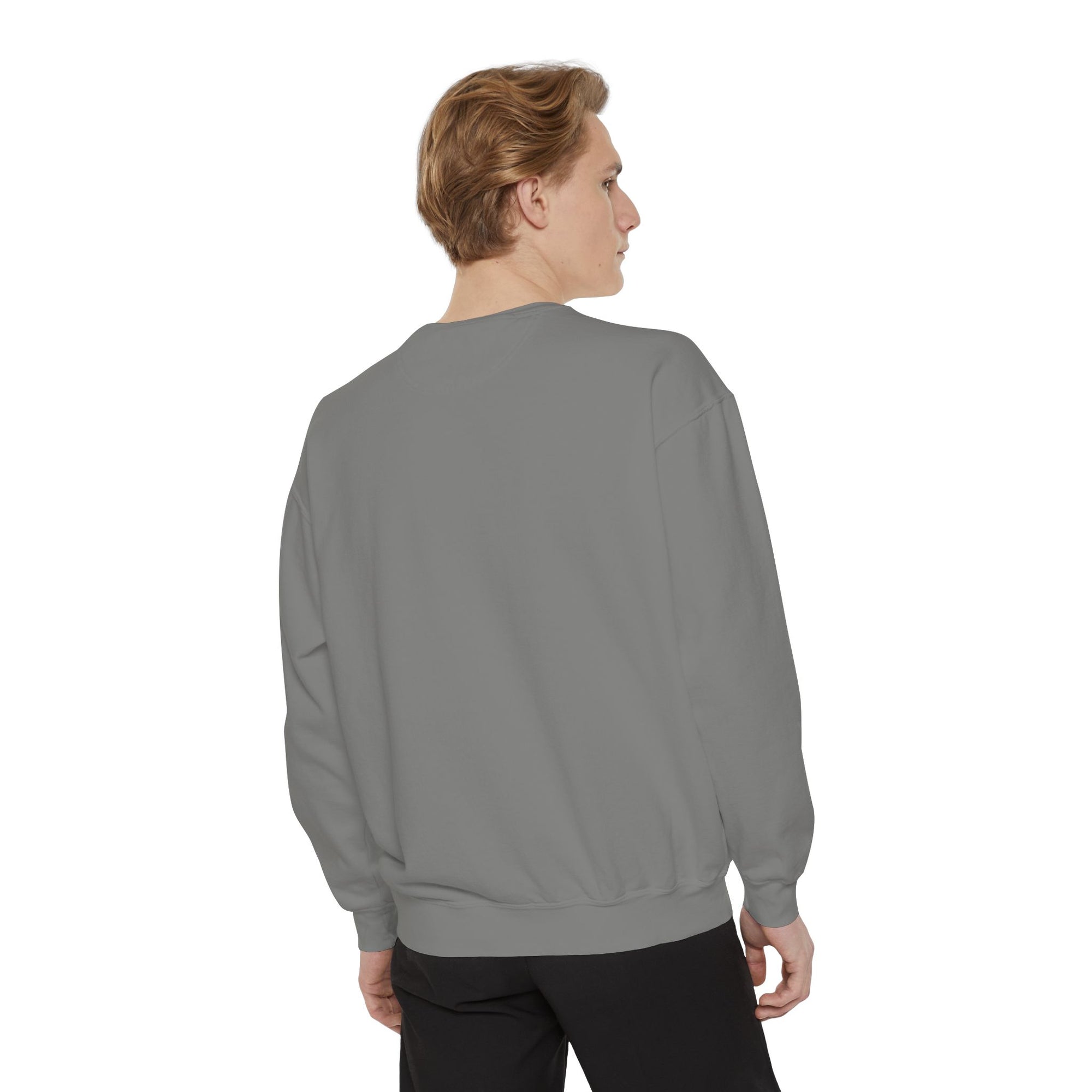 Cute Bunny Heart Sweatshirt - Unisex Garment-Dyed Pullover for Spring Celebrations