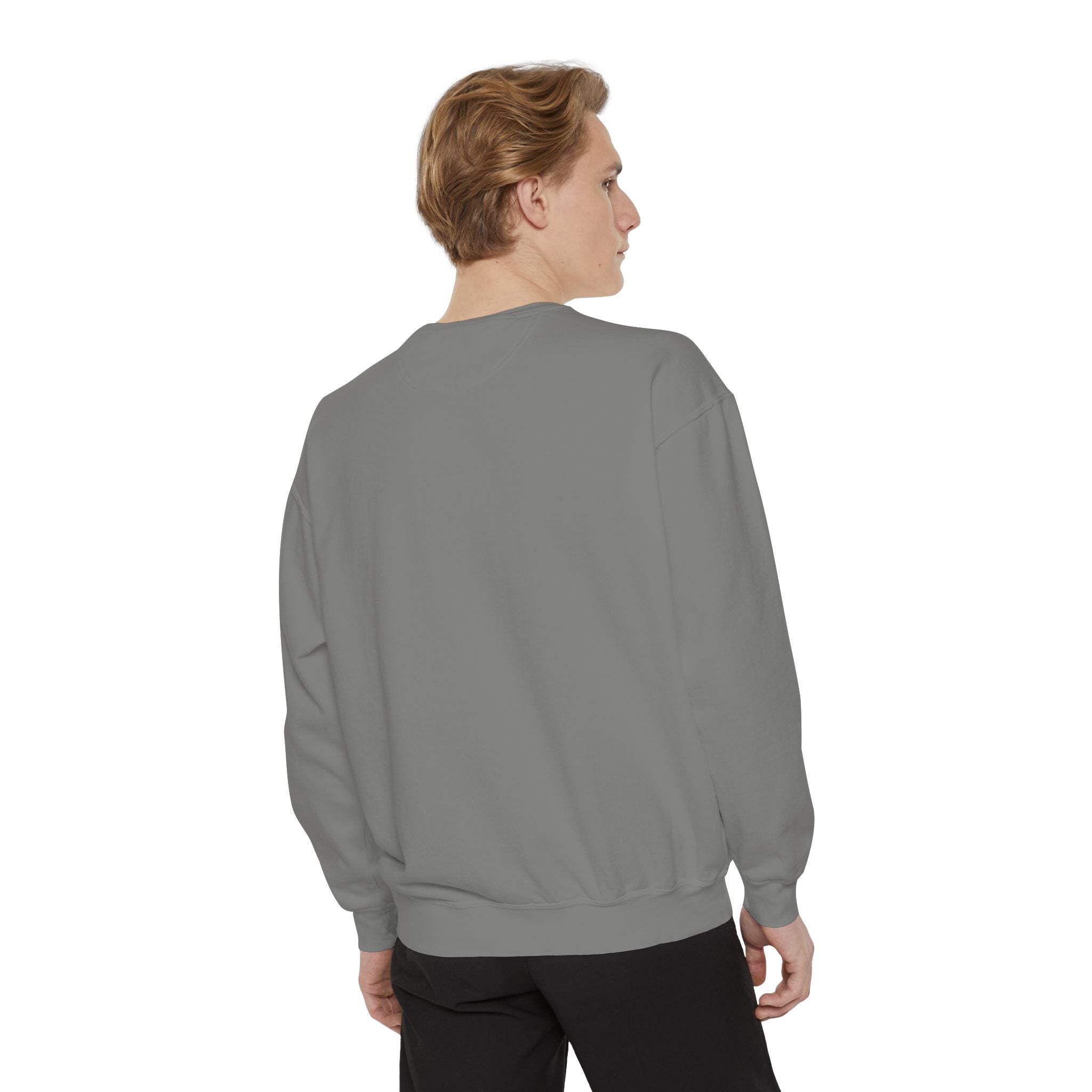 Cute Bunny Heart Sweatshirt - Unisex Garment-Dyed Pullover for Spring Celebrations