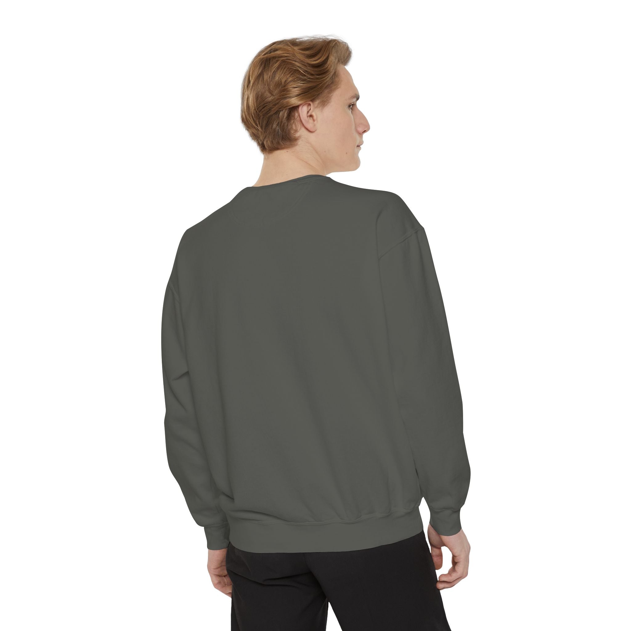 Cute Bunny Heart Sweatshirt - Unisex Garment-Dyed Pullover for Spring Celebrations