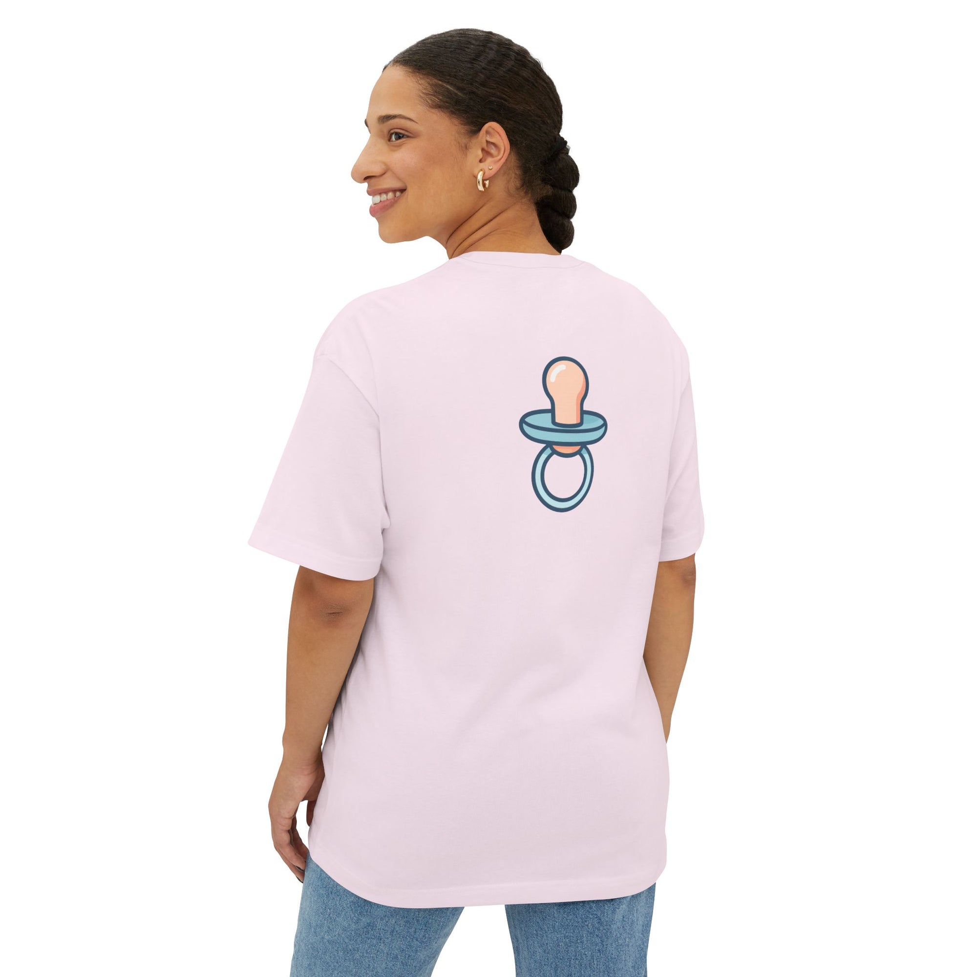 No Thinky Just Binky Unisex Oversized Tee