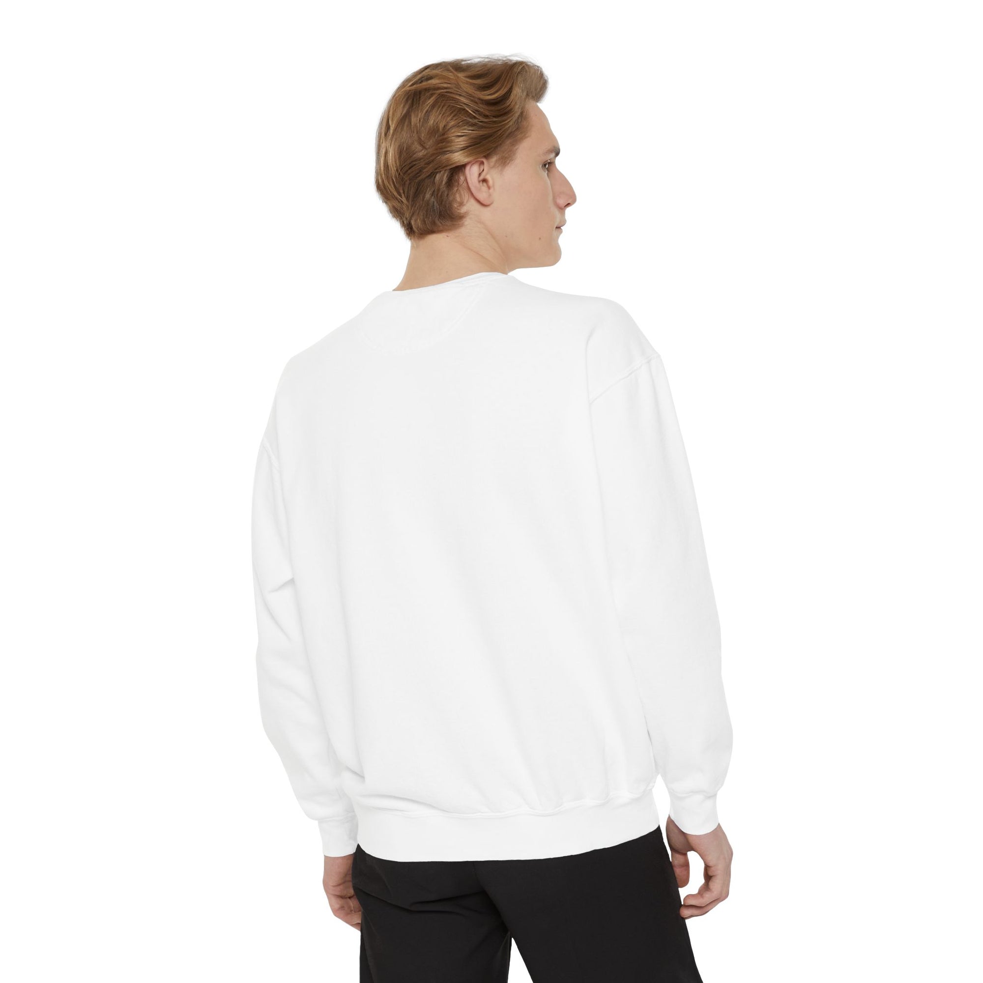 Cute Bunny Heart Sweatshirt - Unisex Garment-Dyed Pullover for Spring Celebrations