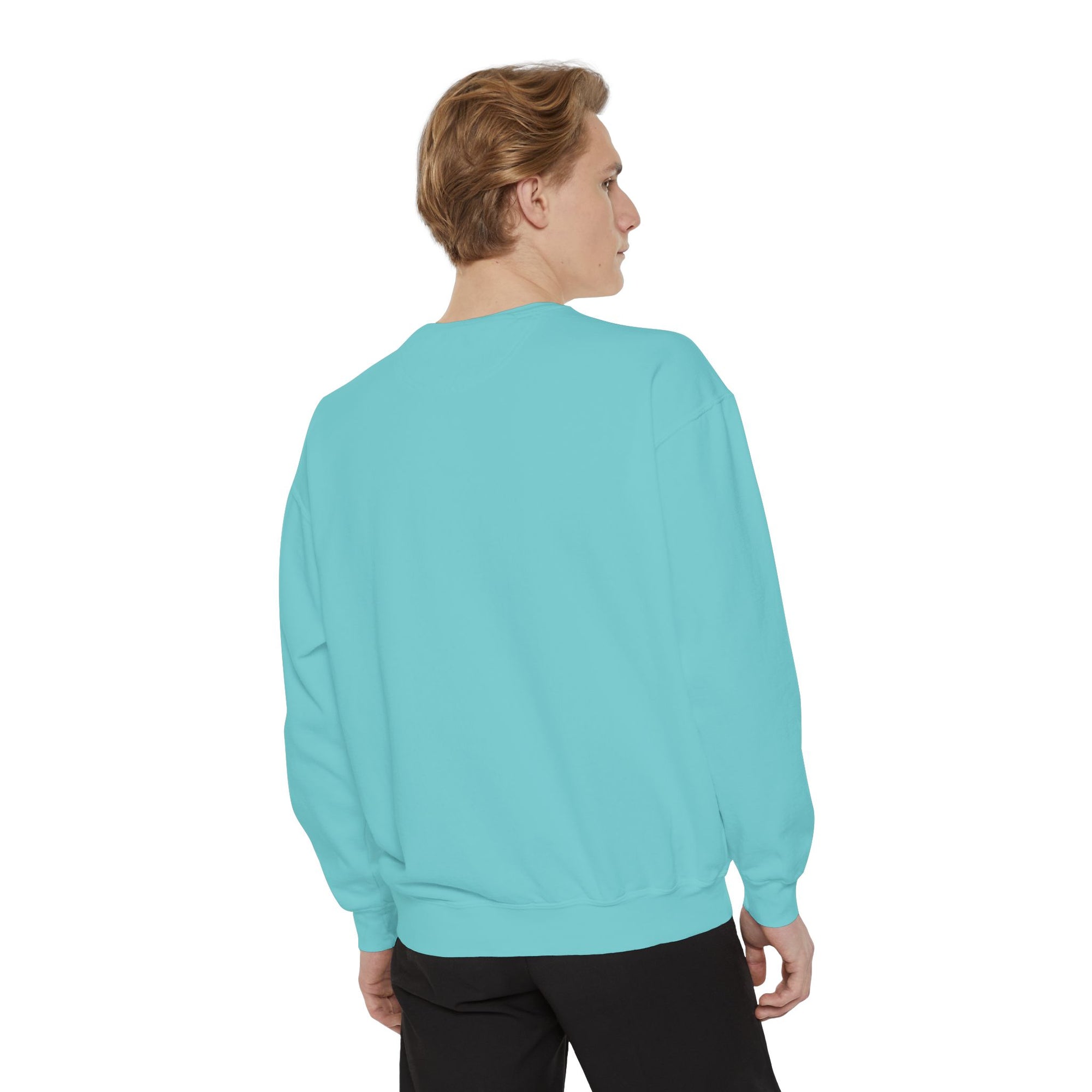 Cute Bunny Heart Sweatshirt - Unisex Garment-Dyed Pullover for Spring Celebrations