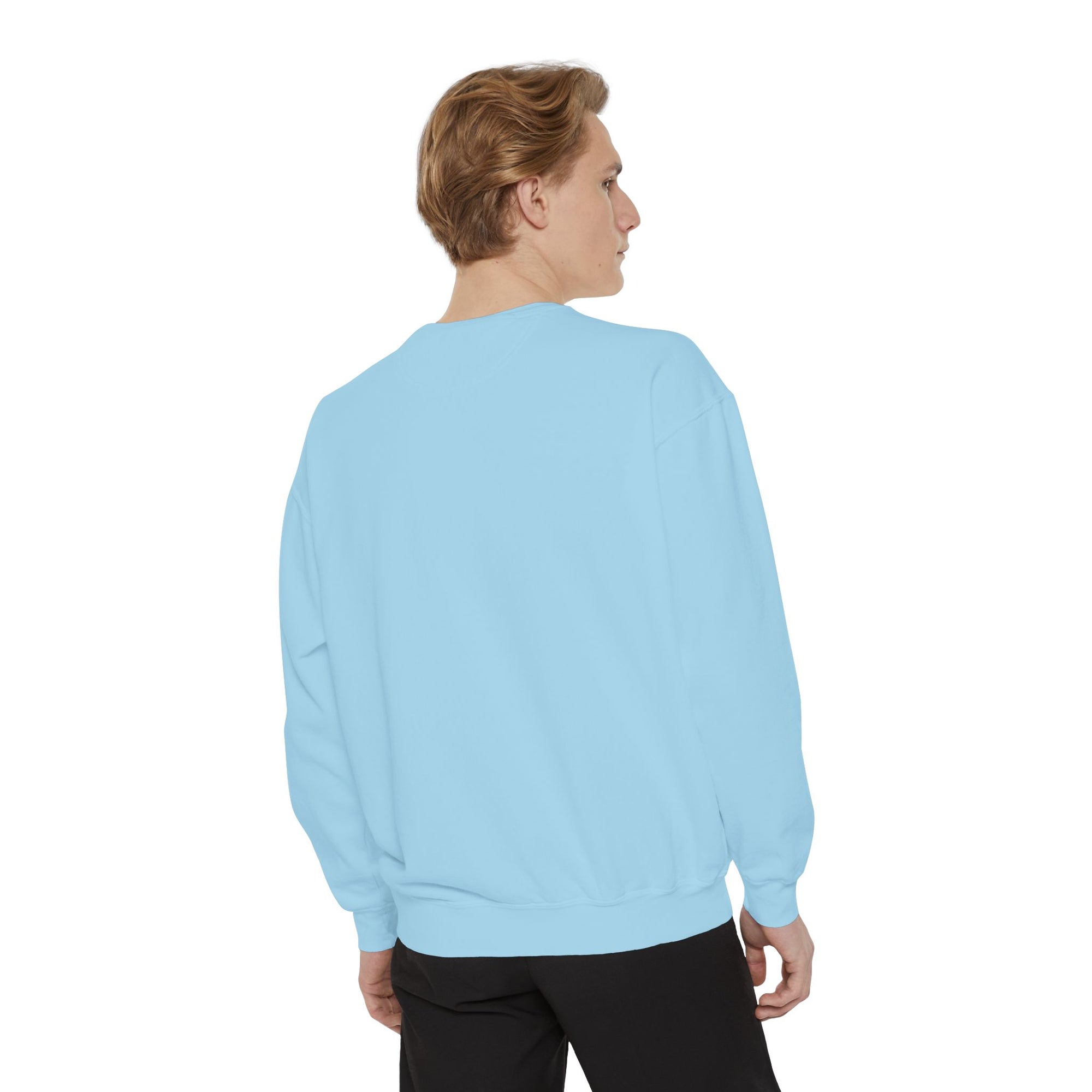 Cute Bunny Heart Sweatshirt - Unisex Garment-Dyed Pullover for Spring Celebrations