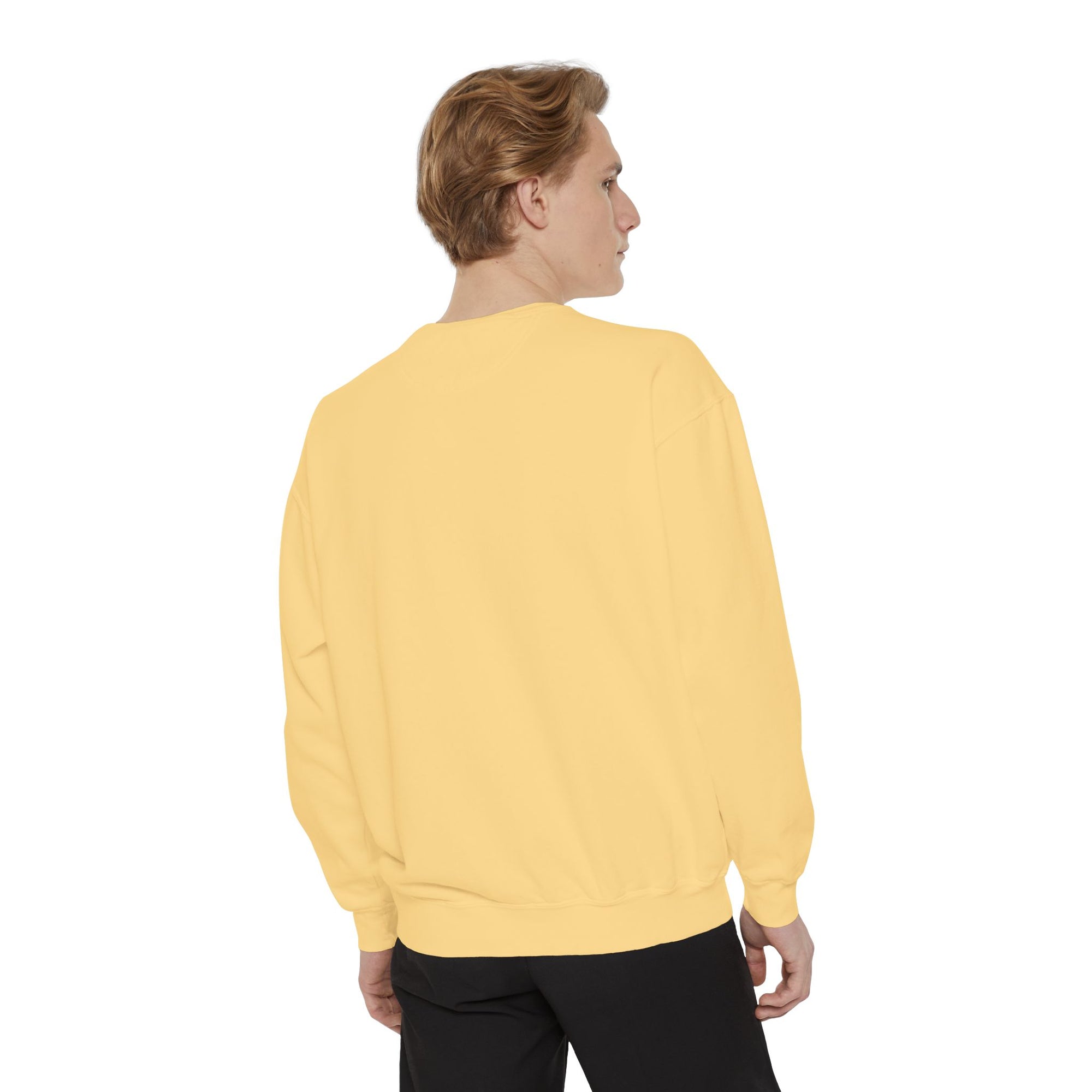 Cute Bunny Heart Sweatshirt - Unisex Garment-Dyed Pullover for Spring Celebrations